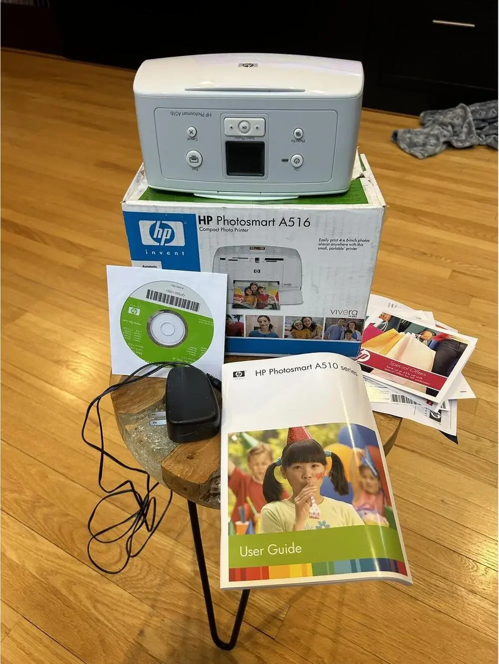 HP Photosmart A516 Compact Photo Printer